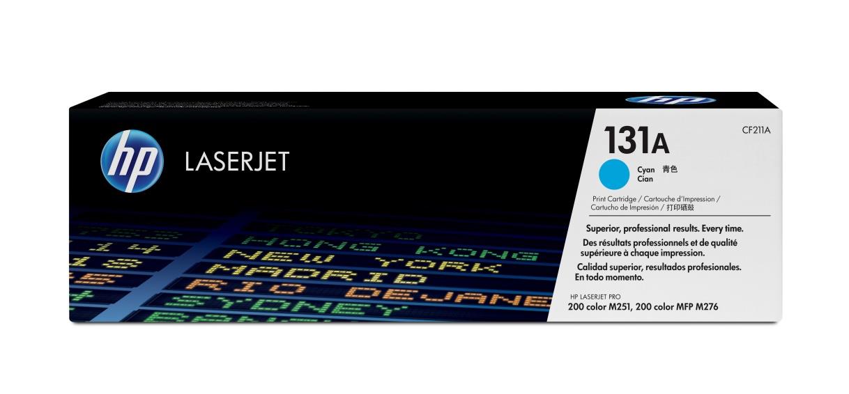 111947  CF211A Toner HP CLJ Pro 200 Color M251/276  bl&#229; 1.800 sider ved 5 % CF211A